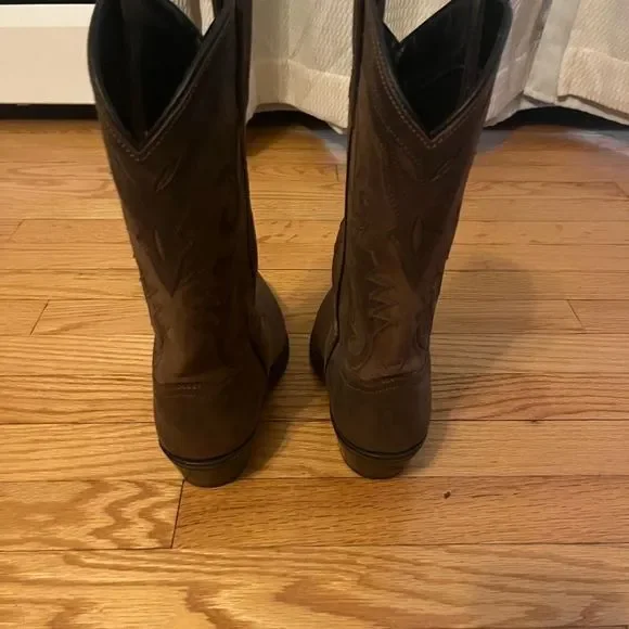 Laredo brown leather and suede cowboy boots from Nashville Boot & Co. - Picture 12 of 16